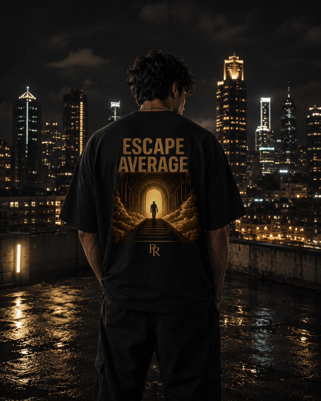 Escape Average Oversized Tee – Built Rare