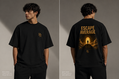 Escape Average Oversized Tee – Built Rare