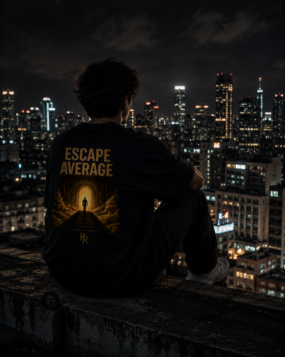 Escape Average Oversized Tee – Built Rare